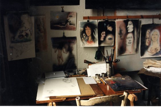 Dormont, Jacques. Exposition en atelier dat�e d|avril 1999.jpg